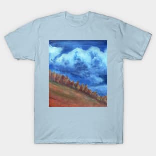 Accumulating Cumulus Clouds of the Field T-Shirt